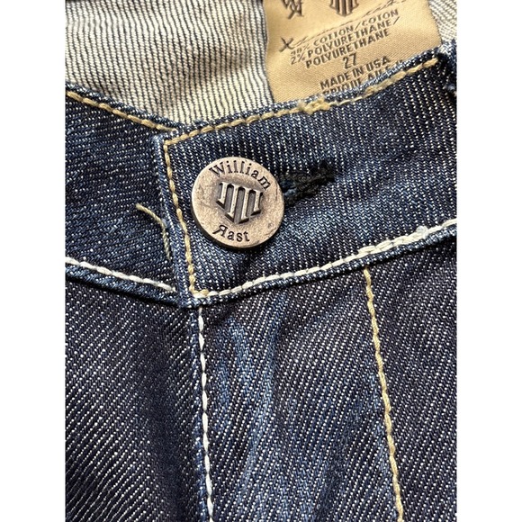 William‎ Rast Bootcut Jeans Womans 27 Flared Denim Pants Blue Dark Wash Casual - Picture 7 of 11